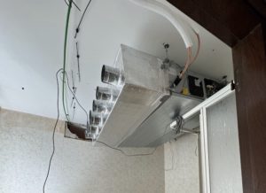 Instal·lació d'aire condicionat per conductes interns